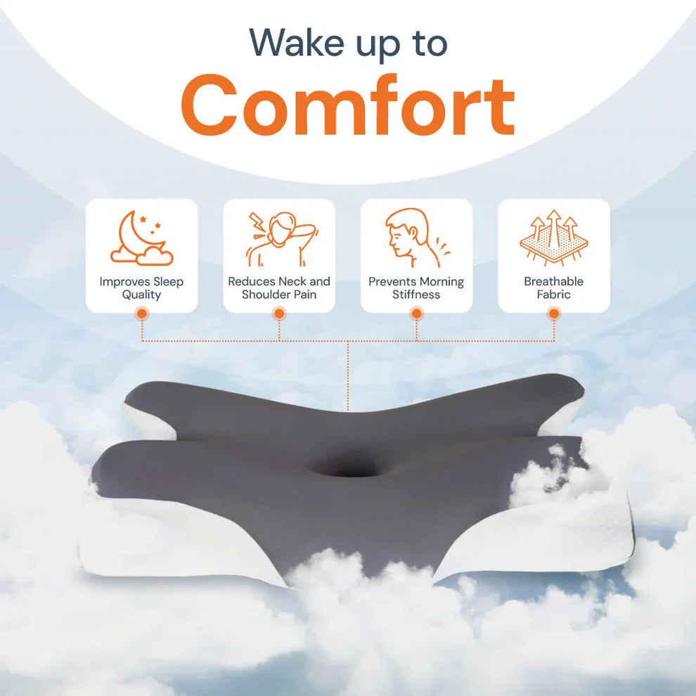 CHIEF Octopus Butterfly Memory Neck Pillow