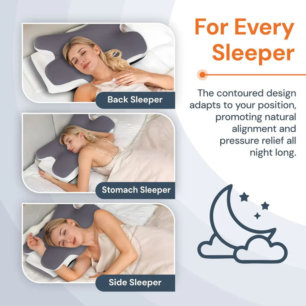 CHIEF Octopus Butterfly Memory Neck Pillow